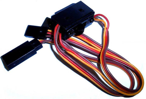 8105 RC On Off Switch w Spare Male Plug 3 Pin JR S