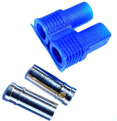 8137 RC EC3 Dev & Batt 3.5mm Female Connector Plug Blue
