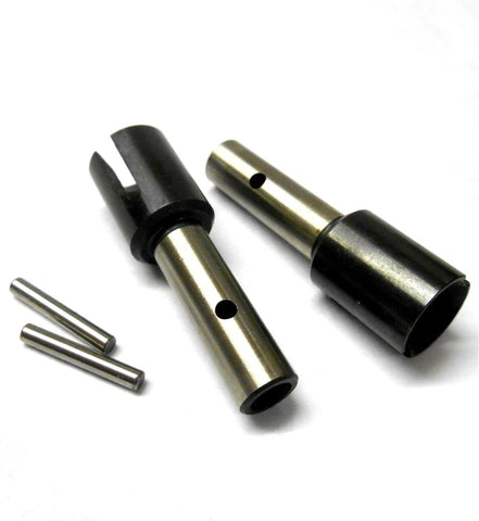 85714 Steel Rear Axle and Pins x 2 1/8 Scale Spares Parts