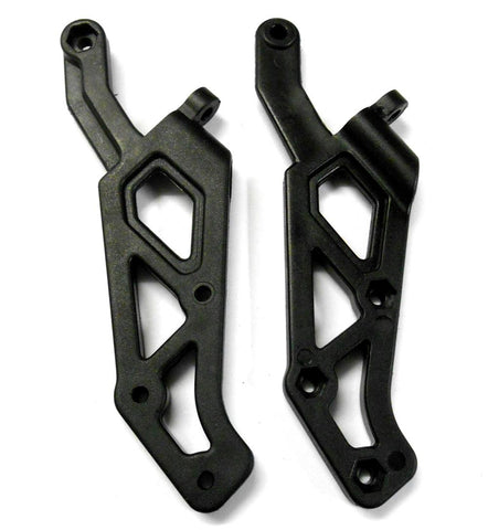 85758 Rear Spoiler Mount Wing Stay 1 Pair Plastic Black 1/8 Scale