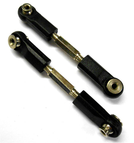 85767 Track Rod Pulling Arm Servo Linkage Link x 2 Plastic Black 1/8 Scale