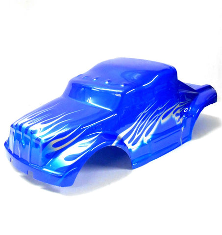 88036 RC 1/10 Scale Body Shell Cover Blue V5 Cut Narrow