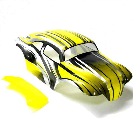 88218 08035 RC 1/10 Scale Monster Truck Body Shell Yellow