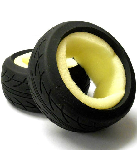 89110 1/8 Scale On Road RC R/C Buggy Foam Inserts + Rally Tyres Tires x 2