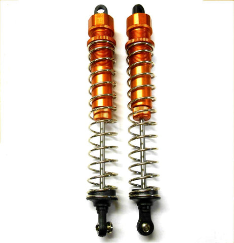 99002 2 x Shock Absorbers Dampers Orange Alloy 1/8 Scale Spares Parts