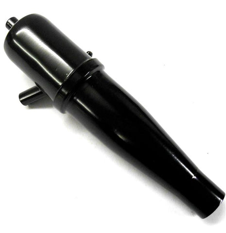 AP10B01 1/10 Scale RC Alloy Black Exhaust Pipe Muffler Single Chamber x Right