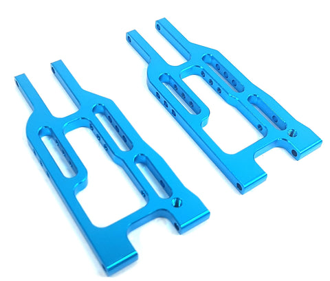 BMT0004B 1/10 Alloy Fits HPI Bullet Front Lower Suspension Arms Left Right Blue