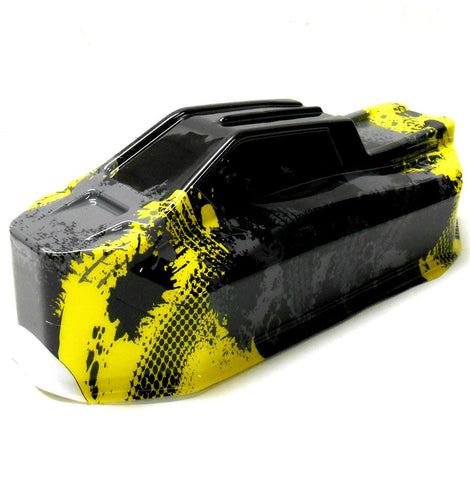 BS213-036Y 1/10 Scale RC Nitro Monster Truck Body Shell Cover Yellow