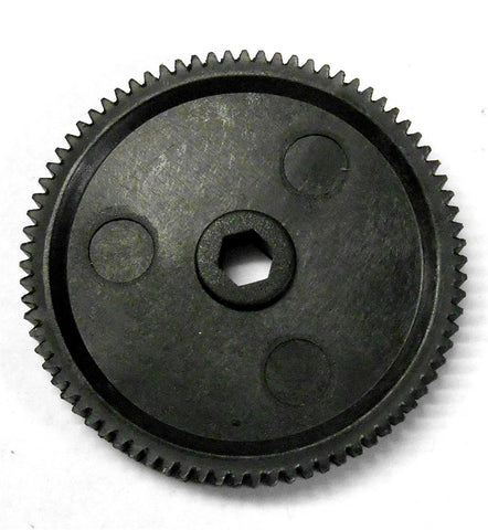 BS709-032 1/10 Scale Spur Gear Plastic Black 0.6m Pitch 78T 78 Teeth Tooth