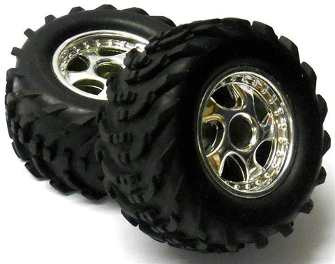 BS901-002 Tyre and Wheel R/L 2pcs R/C Flying Tiger Part
