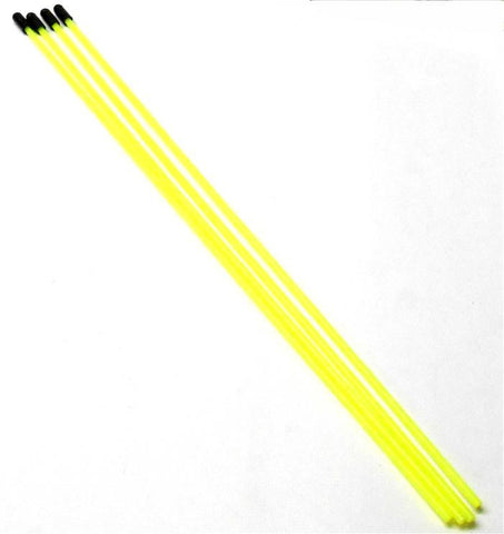 Plastic Antenna Pipe Tube Receiver Aerial cap Yellow