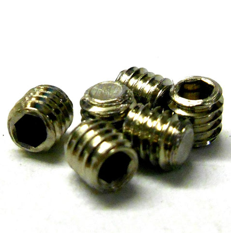 BS903-095 HI903-095 M4 x 4mm 4x4 Grub Screw 6pcs - Silver