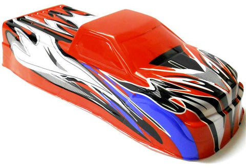BSP-BNT-4 1/10 1/8 Scale RC Nitro Monster Truck Body Shell Cover Red