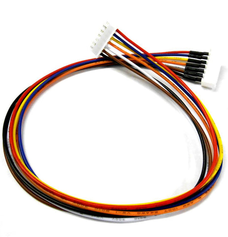C1101-6-24-30 RC JST-XH Male to JST-XH Female 24AWG 6S Extension Wire 30cm