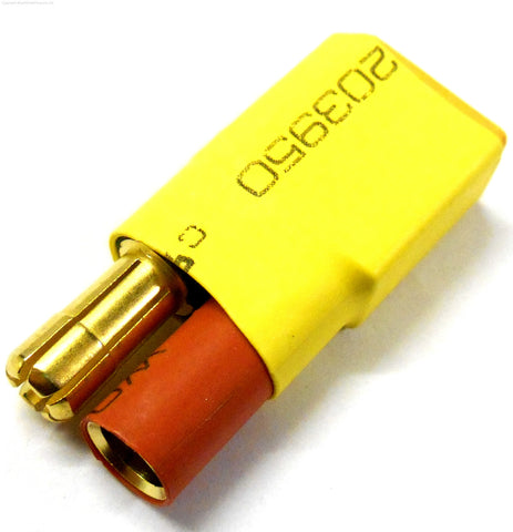C0031F RC Connector Male XT-60 to 5.5mm Banana Plug Adaptor Adapter