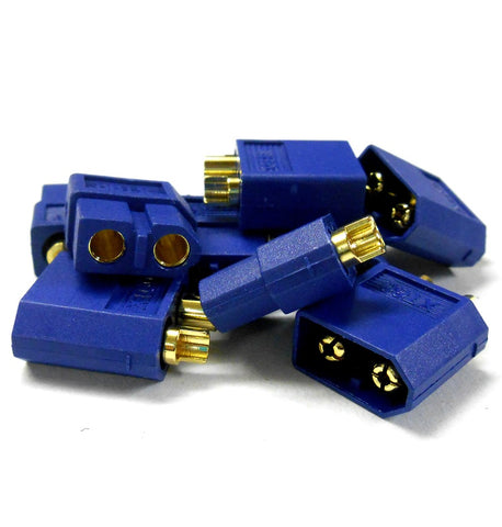 C0105B5 Compatible XT60 Connector Plug Socket Adapter Blue Male Female x 5