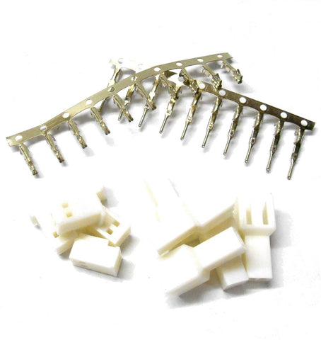 C1012 RC Balance Connector Set Tin Plated x 5 - 2 Pin Male Plug / Female Socket