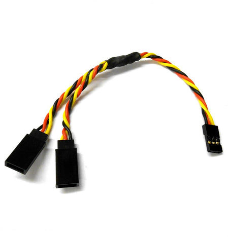 C3005-2 JR Connector Servo Y Extension Lead Wire 15cm 150mm Twisted