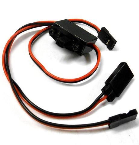 C6007 RC Model Receiver On Off Battery Switch JR Plug 2 x Male / 1 x Female