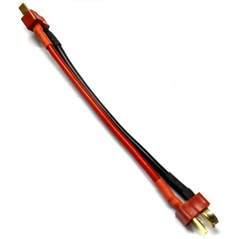 C8002 Male to Male T-Plug Extension Cable Wire 10cm Long