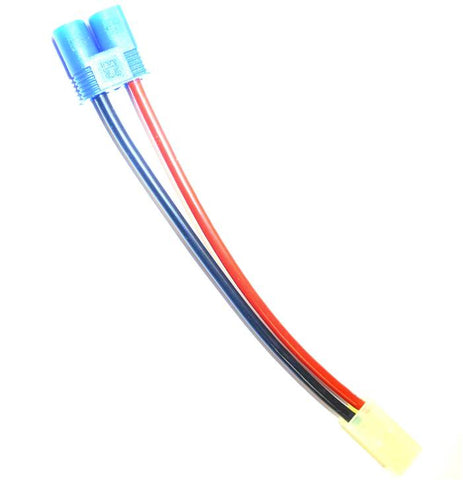 C8007B Male EC3 Connector to Female Micro Tamiya Adapter Convertor Wire 16 AWG