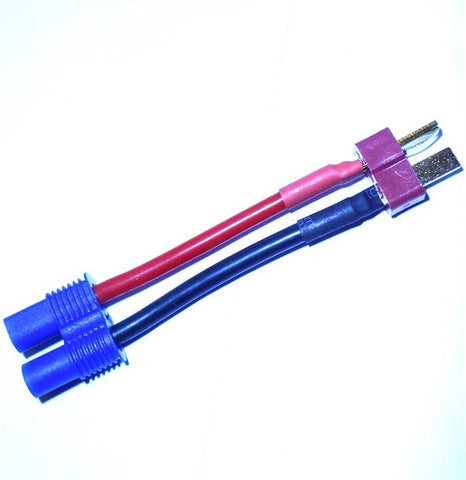 C8009B RC EC3 Male Connector to T-Plug Female 14AWG