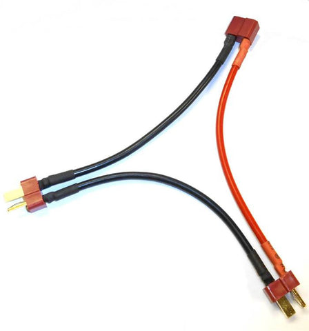 C8022 T-Plug RC Battery 2S Charging Harness Series 14 AWG 10cm