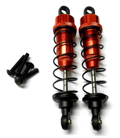 F104004R 1/10 Scale Off Road Buggy RC Alloy Shock Absorber Damper 2 Red 80mm