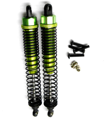 F180007G 1/10 Scale Off Road Truck RC Alloy Shock Absorber Damper 2 Green 120mm