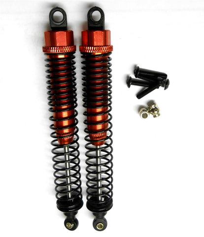 F180007R 1/10 Scale Off Road Truck RC Alloy Shock Absorber Damper 2 Red 120mm