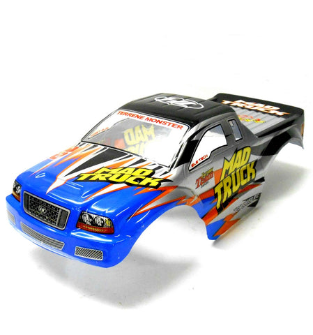 H10101 1/10 Scale Body Shell RC Blue Black 190mm