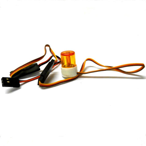 L-005 1/10 Scale Body Shell Direct Roof Mount RC Police Light Alarm Amber Orange