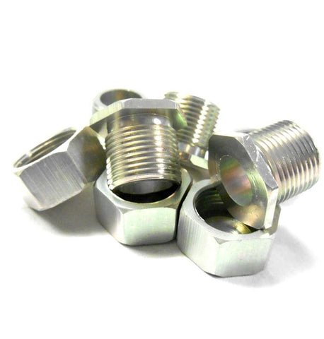 L11160 1/8 RC Buggy M17 17mm Alloy Wheel Hubs Adapter Nut Pin Silver x 4