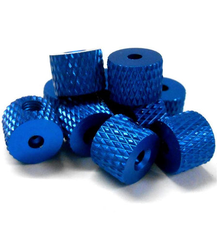 L11254 1/10 Scale Blue RC Throttle Collars Locators Stoppers x 10