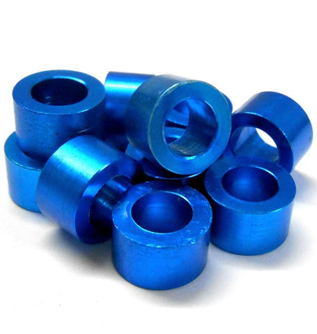 L11257 RC Metal Steel Alloy Blue Thick Washer x 10 10mm x 6mm x 6mm 10x6x6 10pcs