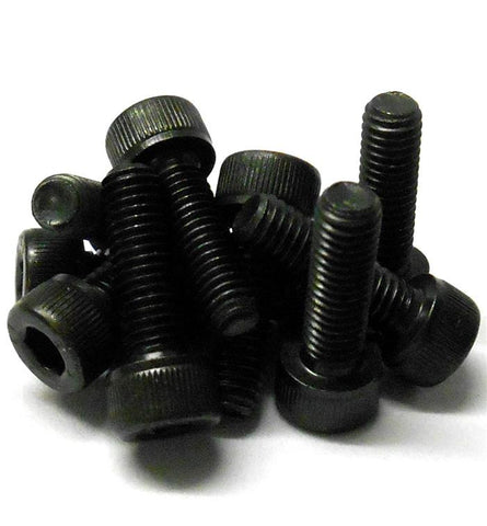 L1127 M5 x 25mm 5 x 25 Metric Black Socket Allen Head Cap Screw x 10