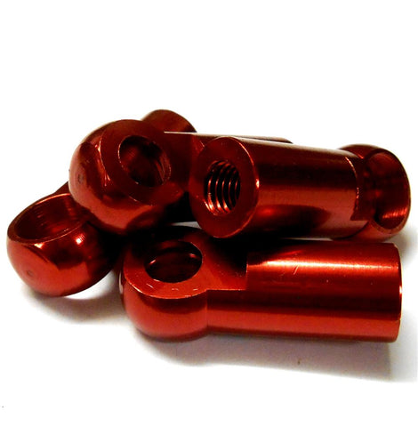 L11274R 1/5 Scale RC Track Rod Ends Red x 4 39mm Track Rods M8
