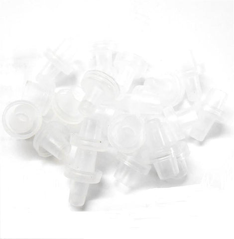 L11285 1/8 Scale Clear Plastic Fuel Tank Nipple Inlet Outlet 6mm Unthreaded x 20