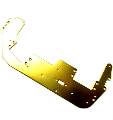 L11286 1/10 Scale Upper Plate Chassis Gold Yellow 239mm Long 105mm Wide