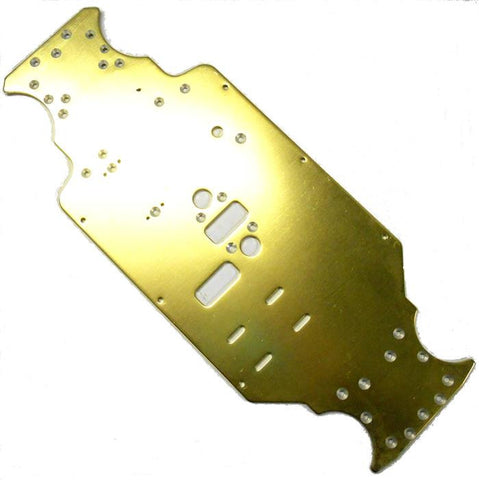 L11287 1/10 Scale Chassis Plate Gold Yellow 325mm Long 130mm Wide