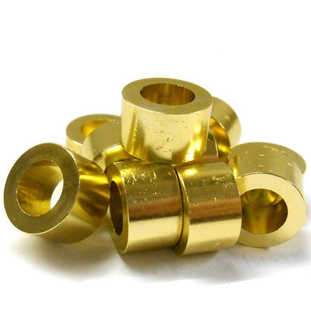L11291 RC Metal Steel Washer Gold x 10 10mm x 6mm x 6mm 10x6x6 10pcs