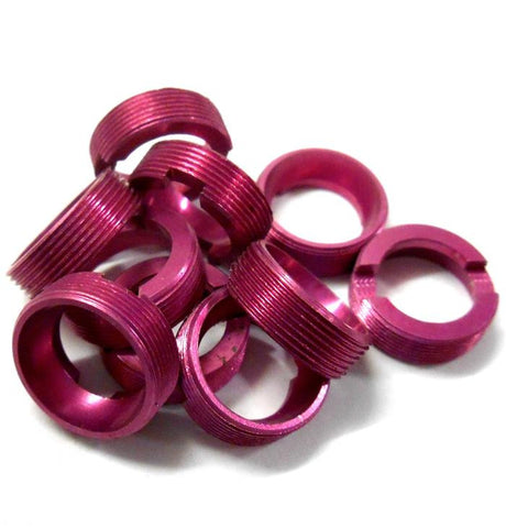 L11293 RC 1/10 Alloy Pink Track Rod End Securers M12 12mm x 10