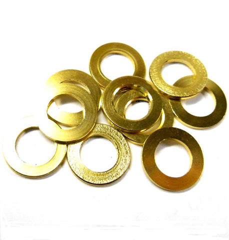 L11296 RC Metal Steel Washer Gold x 10 10mm x 6mm x 1mm 10x6x1 10pcs