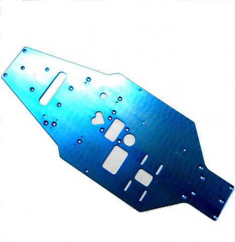 L11307 1/10 Scale Upper Plate Chassis Blue 322mm Long 130mm Wide