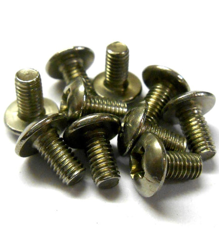 L11331 M3 3mm x 5mm Long Button Screw Metric Silver Steel x 10