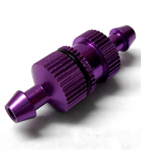 L11504 1/10 Scale R/C RC Nitro Engine Small Inline Alloy Oil Fuel Filter Purple