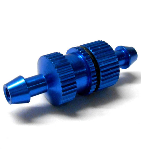 L11505 1/10 R/C RC Nitro Engine Small Inline Alloy Oil Fuel Filter Navy Blue