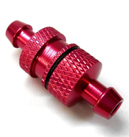 L11517 1/5 Scale RC Nitro Engine Small Inline Alloy Oil Fuel Filter Pink