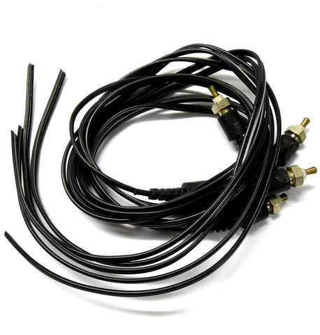 L8002 RC Glow Starter Start Leads Wires x 5 Black 24 AWG Wire 50cm