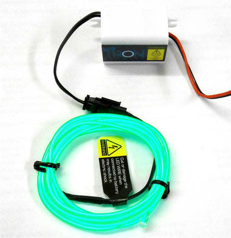 LK-0029GN 1/10 or 1/8 Body Shell Cover TRON LED Wire Light Tube Kit Set Green